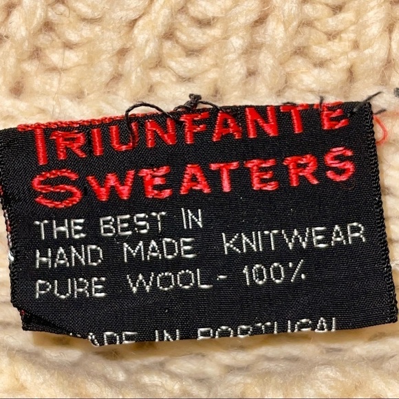Triufante Man100% Wool  Sweaters Size M - Picture 5 of 5